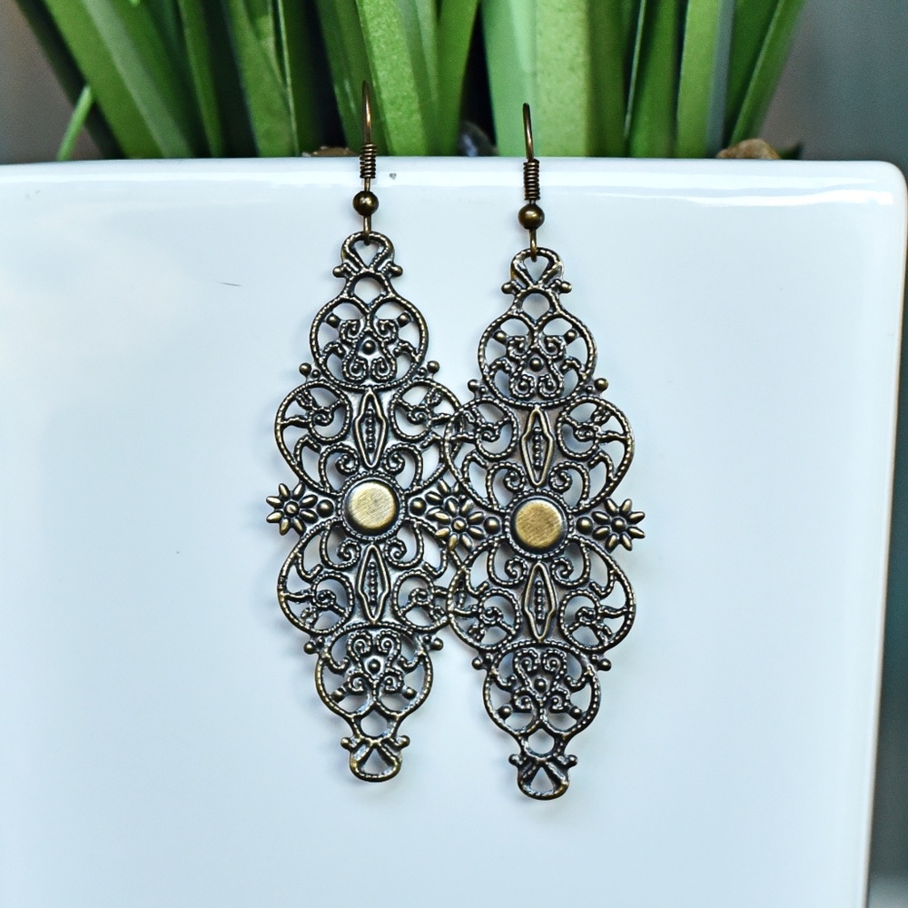 Hand-painted earrings